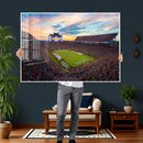 Auburn Stadium Sunset Wall Art Canvas Print, Jordan Hare by MyGreatCanvas | Canvas Wall Art Prints | Photo Prints & Wall Decor