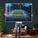 Detroit Lions Stadium Wall Art Canvas Print, Football Field by MyGreatCanvas | Canvas Wall Art Prints | Photo Prints & Wall Decor