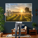 Sheep Wall Art Canvas Print – Rural Farm Animal Artwork by MyGreatCanvas | Canvas Wall Art Prints | Photo Prints & Wall Decor