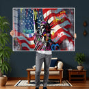 USA Statue of Liberty Graffiti Street Art Wall Art Canvas by MyGreatCanvas | Canvas Wall Art Prints | Photo Prints & Wall Decor