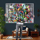Abstract Graffiti Collage Street Art Wall Art Canvas Print by MyGreatCanvas | Canvas Wall Art Prints | Photo Prints & Wall Decor