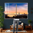Washington DC Skyline Wall Art Canvas Print – Lincoln by MyGreatCanvas | Canvas Wall Art Prints | Photo Prints & Wall Decor