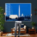 Washington DC Skyline Wall Art Canvas Print – Lincoln by MyGreatCanvas | Canvas Wall Art Prints | Photo Prints & Wall Decor