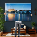 Washington DC Wall Art Canvas Print – Lincoln Memorial Night by MyGreatCanvas | Canvas Wall Art Prints | Photo Prints & Wall Decor