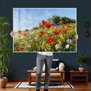 Wildflower Meadow Wall Art Canvas Print – Colorful Poppy and by MyGreatCanvas | Canvas Wall Art Prints | Photo Prints & Wall Decor
