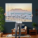 Seagulls Over Ocean Wall Art Canvas Print – Coastal Beach by MyGreatCanvas | Canvas Wall Art Prints | Photo Prints & Wall Decor