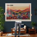 Yayoi Kusama Colorful Landscape Wall Art Canvas Print – by MyGreatCanvas | Canvas Wall Art Prints | Photo Prints & Wall Decor