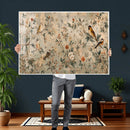 Vintage Birds and Flowers Wall Art Canvas Print, Botanical by MyGreatCanvas | Canvas Wall Art Prints | Photo Prints & Wall Decor
