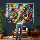Geometric Abstract Wall Art Canvas Print, Bold Color by MyGreatCanvas | Canvas Wall Art Prints | Photo Prints & Wall Decor