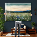 Wildflower Meadow Oil Painting Canvas — Daisy Lavender by MyGreatCanvas | Canvas Wall Art Prints | Photo Prints & Wall Decor