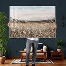 Neutral Wildflower Field Canvas Wall Art — Beige Earth Tone by MyGreatCanvas | Canvas Wall Art Prints | Photo Prints & Wall Decor