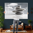 Zen Stone Wall Art Canvas Print, Balanced Rock Stack Framed by MyGreatCanvas | Canvas Wall Art Prints | Photo Prints & Wall Decor