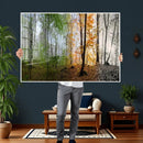 Four Seasons Wall Art Forest Canvas Print – Triptych