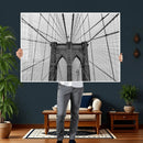 Large Brooklyn Bridge Wall Art Canvas Print