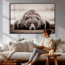 Grizzly Bear Wall Art Print - Bear Canvas Wall Art - Rustic by MyGreatCanvas | Canvas Wall Art Prints | Photo Prints & Wall Decor