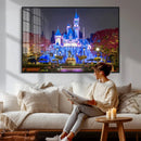 Disney Castle Wall Art Canvas Print – Magical Fairytale