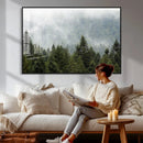 Misty Mountain Forest Wall Art Canvas Print by MyGreatCanvas | Canvas Wall Art Prints | Photo Prints & Wall Decor