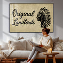 Original Landlords Wall Art Canvas Print, Native American by MyGreatCanvas | Canvas Wall Art Prints | Photo Prints & Wall Decor