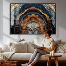 Abstract Wood Grain Canvas Print, Tree Ring Pattern Wall by MyGreatCanvas | Canvas Wall Art Prints | Photo Prints & Wall Decor
