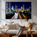 Atlanta Skyline Wall Art Canvas Print, Atlanta Downtown by MyGreatCanvas | Canvas Wall Art Prints | Photo Prints & Wall Decor