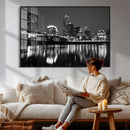 Austin Skyline Wall Art Canvas Print, Austin Downtown Night by MyGreatCanvas | Canvas Wall Art Prints | Photo Prints & Wall Decor