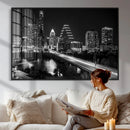 Austin Skyline Wall Art Canvas Print, Austin Downtown Night by MyGreatCanvas | Canvas Wall Art Prints | Photo Prints & Wall Decor