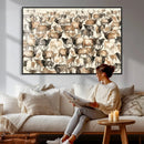 American Elk Wall Art Canvas Print - Abstract Deer Animal by MyGreatCanvas | Canvas Wall Art Prints | Photo Prints & Wall Decor