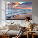 Ocean Sunset Wall Art Canvas Print – Coastal Beach by MyGreatCanvas | Canvas Wall Art Prints | Photo Prints & Wall Decor