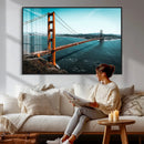 Golden Gate Bridge Wall Art Canvas Print – San Francisco by MyGreatCanvas | Canvas Wall Art Prints | Photo Prints & Wall Decor