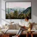 Mountain Forest Wall Art Canvas Print, Alpine Landscape by MyGreatCanvas | Canvas Wall Art Prints | Photo Prints & Wall Decor