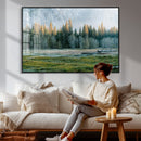 Forest Meadow Wall Art Canvas Print, Pine Tree Landscape by MyGreatCanvas | Canvas Wall Art Prints | Photo Prints & Wall Decor