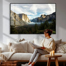 Yosemite Valley Mountain Wall Art Canvas Print, Granite by MyGreatCanvas | Canvas Wall Art Prints | Photo Prints & Wall Decor