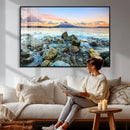 Mayon Volcano Seascape Wall Art Canvas Print, Tropical Ocean by MyGreatCanvas | Canvas Wall Art Prints | Photo Prints & Wall Decor