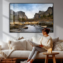 Yosemite Valley Mountain Landscape Wall Art Canvas Print, by MyGreatCanvas | Canvas Wall Art Prints | Photo Prints & Wall Decor