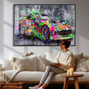 Graffiti Sports Car Street Art Wall Art Canvas Print, by MyGreatCanvas | Canvas Wall Art Prints | Photo Prints & Wall Decor