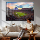 Auburn Stadium Sunset Wall Art Canvas Print, Jordan Hare by MyGreatCanvas | Canvas Wall Art Prints | Photo Prints & Wall Decor