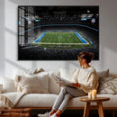 Detroit Lions Stadium Wall Art Canvas Print, Football Field by MyGreatCanvas | Canvas Wall Art Prints | Photo Prints & Wall Decor