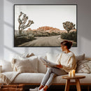 Joshua Tree Desert Wall Art Canvas Print, Minimal by MyGreatCanvas | Canvas Wall Art Prints | Photo Prints & Wall Decor