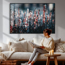 Winter Heather Wall Art Canvas Print, Frosted Floral Nature by MyGreatCanvas | Canvas Wall Art Prints | Photo Prints & Wall Decor