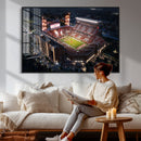 Oklahoma Memorial Stadium - Gaylord Memorial Stadium Wall by MyGreatCanvas | Canvas Wall Art Prints | Photo Prints & Wall Decor