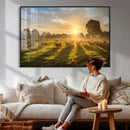 Sheep Wall Art Canvas Print – Rural Farm Animal Artwork by MyGreatCanvas | Canvas Wall Art Prints | Photo Prints & Wall Decor