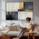 Gold Abstract Wall Art Canvas Print, Modern Luxury Geometric by MyGreatCanvas | Canvas Wall Art Prints | Photo Prints & Wall Decor