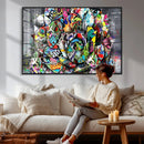 Abstract Graffiti Collage Street Art Wall Art Canvas Print by MyGreatCanvas | Canvas Wall Art Prints | Photo Prints & Wall Decor