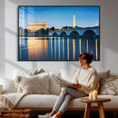 Washington DC Wall Art Canvas Print – Lincoln Memorial Night by MyGreatCanvas | Canvas Wall Art Prints | Photo Prints & Wall Decor