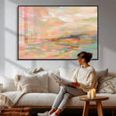 Abstract Pastel Landscape Wall Art Canvas Print – Soft Pink by MyGreatCanvas | Canvas Wall Art Prints | Photo Prints & Wall Decor
