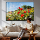 Wildflower Meadow Wall Art Canvas Print – Colorful Poppy and by MyGreatCanvas | Canvas Wall Art Prints | Photo Prints & Wall Decor
