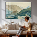 Abstract Mountain Landscape Wall Art Canvas Print – Textured by MyGreatCanvas | Canvas Wall Art Prints | Photo Prints & Wall Decor