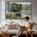 Edward Mitchell Bannister Streamside Wall Art Canvas Print by MyGreatCanvas | Canvas Wall Art Prints | Photo Prints & Wall Decor