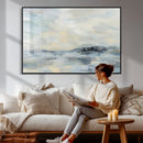 Abstract Coastal Landscape Wall Art Canvas Print – Soft Blue by MyGreatCanvas | Canvas Wall Art Prints | Photo Prints & Wall Decor