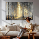 Abstract Birch Forest Wall Art Canvas Print – Modern Neutral by MyGreatCanvas | Canvas Wall Art Prints | Photo Prints & Wall Decor